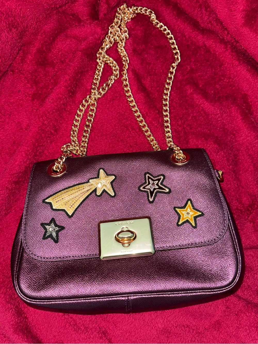 Coach Cassidy Crossbody with Star Embellishments